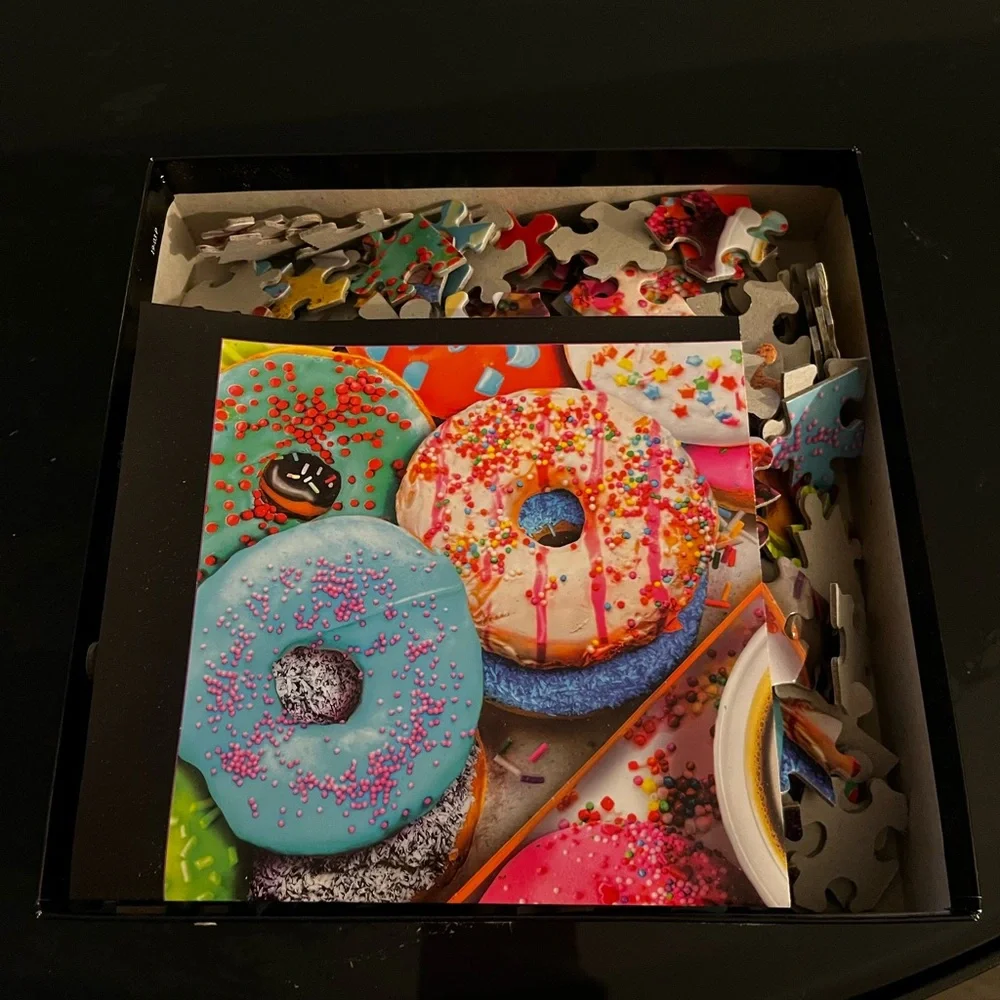 Buffalo Vivid Collection Donut Puzzle - 300 Pieces - Picture 3 of 4